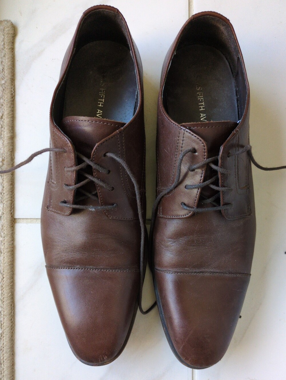 Saks Fifth Avenue Jackman Dress Shoe Mens Size 10
